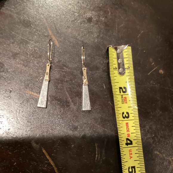 Dangly silver earrings - Picture 8 of 10